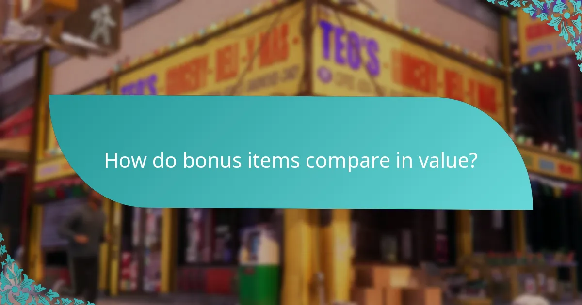 What bonus items are available for redemption?